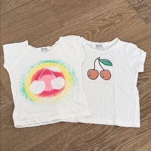 Bonpoint White Cherry Graphic Tees